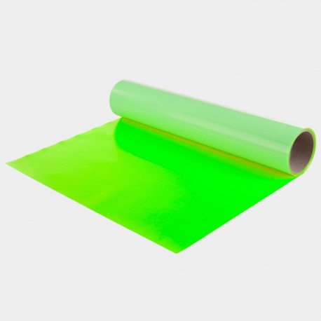 Tekstil folie Fluo green Firstmark 5 m -10 m & 20 m ruller
