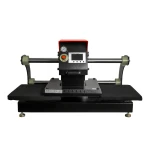 Pneumatisk Dobbelt Varmepresse 38x38 | Skilteproduktion Pneumatisk dobbeltlokations varmepresser - 38x38cm